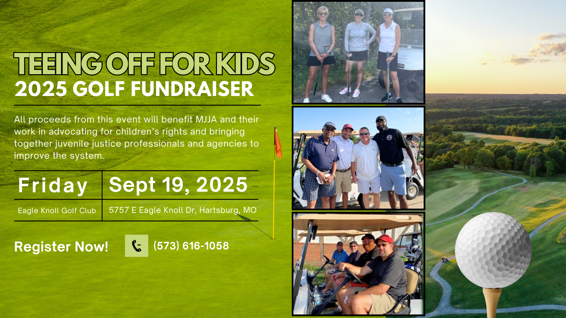 Teeing Off For Kids Golf Tournament